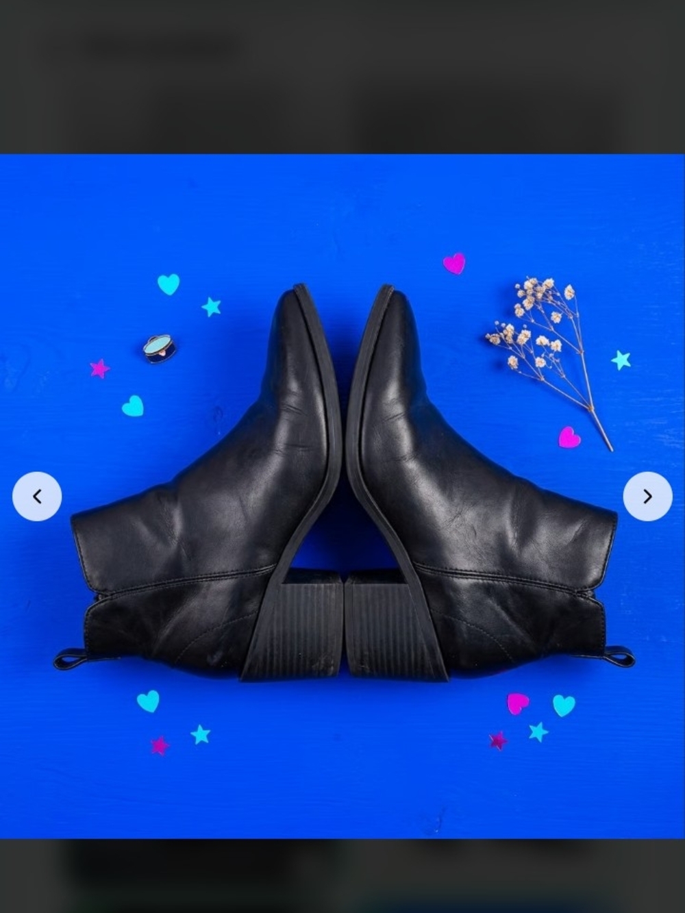 Soda Black Heeled Ankle Boots